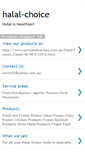 Mobile Screenshot of halal-choice.blogspot.com