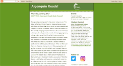 Desktop Screenshot of algonquincollegereads.blogspot.com