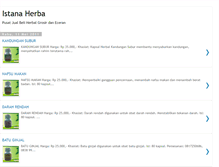 Tablet Screenshot of istanaherba.blogspot.com
