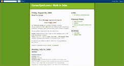 Desktop Screenshot of careerxpertwalk.blogspot.com