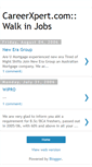 Mobile Screenshot of careerxpertwalk.blogspot.com