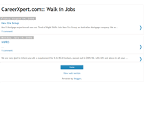 Tablet Screenshot of careerxpertwalk.blogspot.com