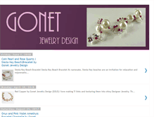Tablet Screenshot of gonetdesignerjewelry.blogspot.com