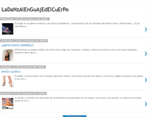 Tablet Screenshot of ladanzaellenguajedelcuerpo.blogspot.com