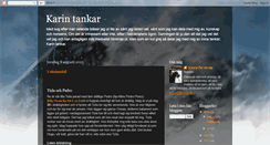 Desktop Screenshot of karintankar.blogspot.com