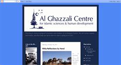 Desktop Screenshot of alghazzalicentre.blogspot.com