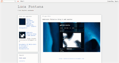 Desktop Screenshot of lucafontana.blogspot.com