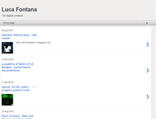Tablet Screenshot of lucafontana.blogspot.com