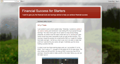 Desktop Screenshot of financialsuccessfs.blogspot.com