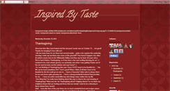 Desktop Screenshot of inspiredbytaste.blogspot.com