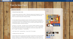 Desktop Screenshot of fiveonninefarm.blogspot.com