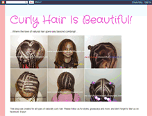 Tablet Screenshot of curlyhairisbeautiful.blogspot.com