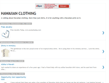 Tablet Screenshot of hawaiian-clothing.blogspot.com