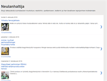 Tablet Screenshot of neulanhaltija.blogspot.com