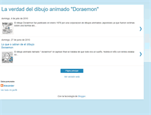 Tablet Screenshot of laverdaddeldibujoanimadodoraemon.blogspot.com
