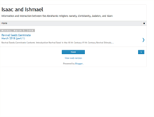 Tablet Screenshot of isaacandishmael.blogspot.com