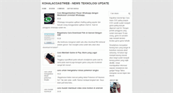 Desktop Screenshot of kohalacoastweb.blogspot.com