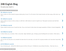 Tablet Screenshot of 2nb-english-blog.blogspot.com