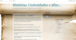 Desktop Screenshot of curiosidadesafins.blogspot.com