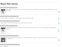 Tablet Screenshot of blackholegaming.blogspot.com