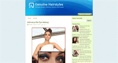 Desktop Screenshot of genuine-hairstyles.blogspot.com