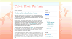 Desktop Screenshot of calvin-klein-perfume.blogspot.com