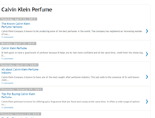 Tablet Screenshot of calvin-klein-perfume.blogspot.com