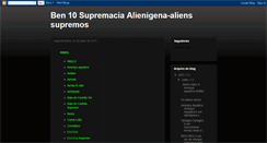 Desktop Screenshot of ben10supremaciaalienigena-blog.blogspot.com