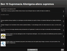 Tablet Screenshot of ben10supremaciaalienigena-blog.blogspot.com
