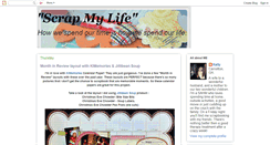 Desktop Screenshot of kellyscrapmylife.blogspot.com