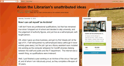 Desktop Screenshot of anonthelibrarian.blogspot.com