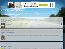 Tablet Screenshot of btd4-forum.blogspot.com