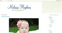 Desktop Screenshot of melissahopkinsphotography.blogspot.com