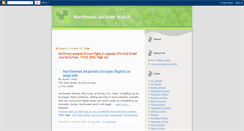 Desktop Screenshot of northwest-airlines-watch.blogspot.com