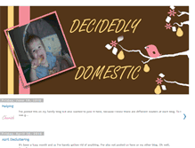Tablet Screenshot of decidedlydomestic-dd.blogspot.com