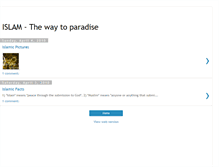 Tablet Screenshot of islamicfactsnpics.blogspot.com