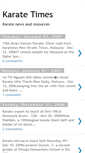 Mobile Screenshot of karatetimes.blogspot.com
