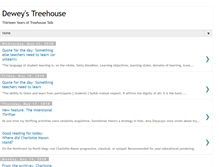 Tablet Screenshot of deweystreehouse.blogspot.com