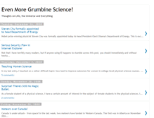 Tablet Screenshot of evenmoregrumbinescience.blogspot.com