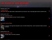 Tablet Screenshot of nickredfernsbooks.blogspot.com