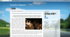 Desktop Screenshot of cozinhaenegocio.blogspot.com