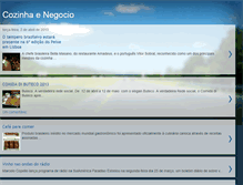 Tablet Screenshot of cozinhaenegocio.blogspot.com