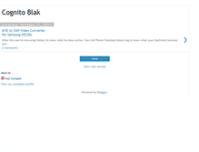Tablet Screenshot of cognitoblak.blogspot.com