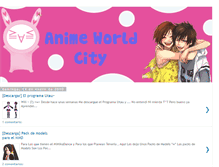 Tablet Screenshot of animeworldcity.blogspot.com