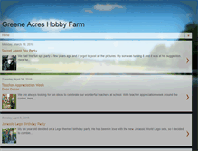 Tablet Screenshot of greeneacreshobbyfarm.blogspot.com