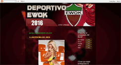 Desktop Screenshot of deportivoewok.blogspot.com
