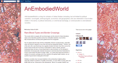 Desktop Screenshot of anembodiedworld.blogspot.com