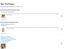 Tablet Screenshot of der-fuchsbau.blogspot.com