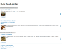 Tablet Screenshot of kungfoodmaster.blogspot.com