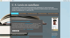 Desktop Screenshot of cslewisencastellano.blogspot.com